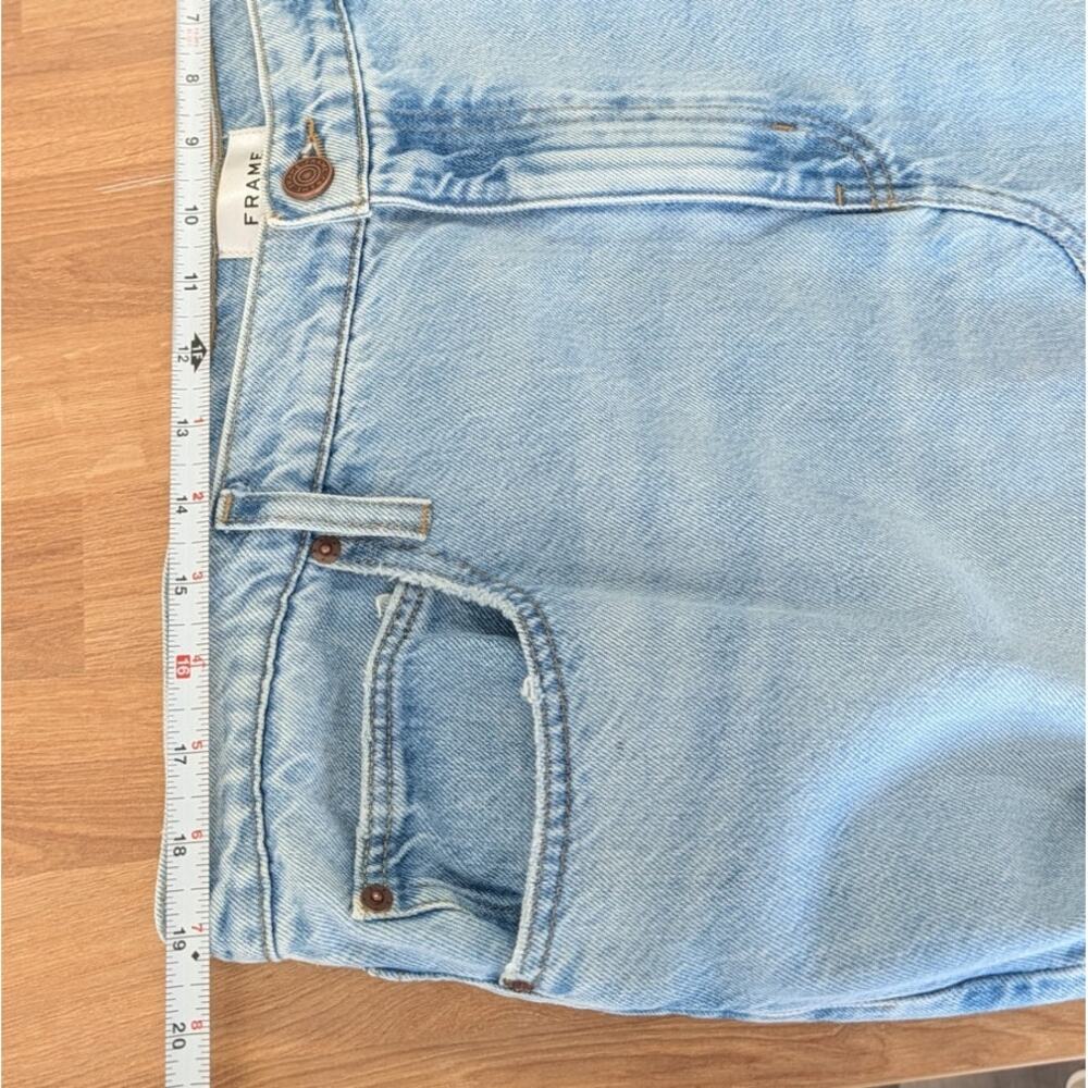 FRAME Dorothy Denim Midi Maxi Skirt Womens 33 Blue Cotton A-line Relaxed - Picture 8 of 9